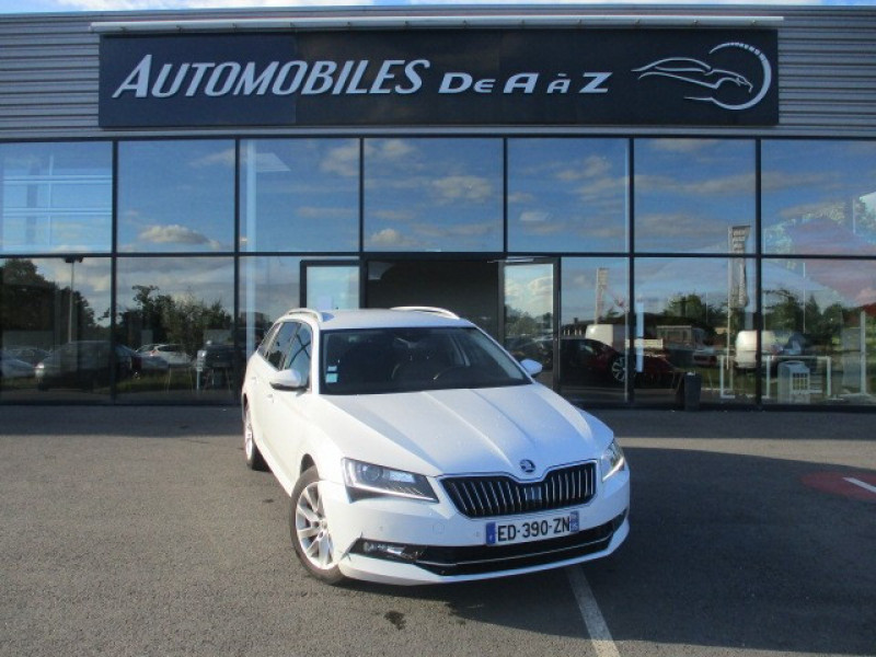 Skoda SUPERB COMBI 2.0 TDI150 GREENTEC STYLE DSG Diesel BLANC Occasion à vendre