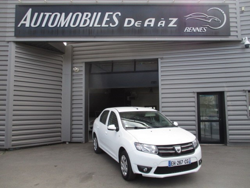 Dacia LOGAN 1.2 16V 75CH LAUREATE EURO6 Essence BLANC Occasion à vendre