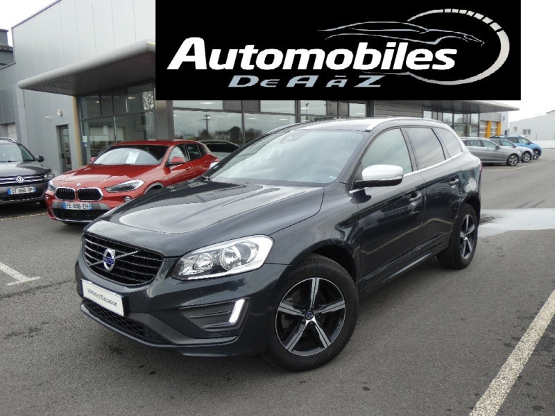 Volvo XC60 D4 AWD 190CH R-DESIGN GEARTRONIC Diesel GRIS C Occasion à vendre