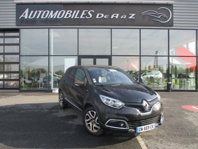 Renault CAPTUR 1.2 TCE 120CH STOP&START ENERGY HYPNOTIC EDC EURO6 2015 Essence NOIR Occasion à vendre