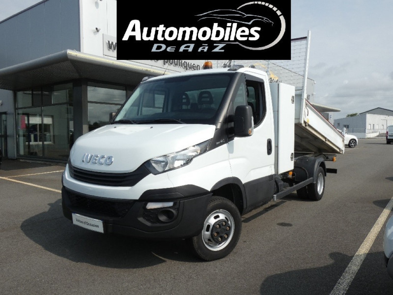 Iveco DAILY CCB 35C14 BENNE ET COFFRE Diesel BLANC Occasion à vendre