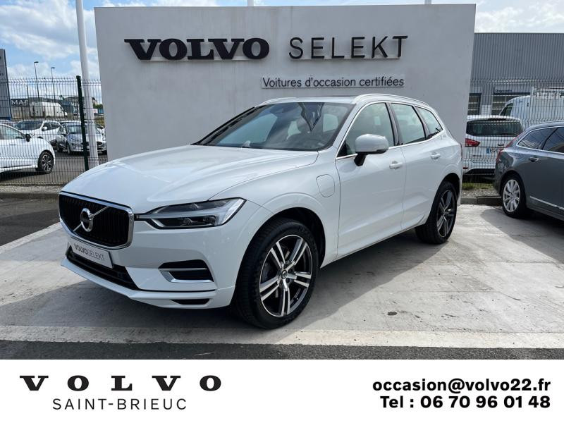 Volvo XC60 T8 Twin Engine 303 + 87ch Business Executive Geartronic Hybride rechargeable : Essence/Electrique Blanc Glace Occasion à vendre
