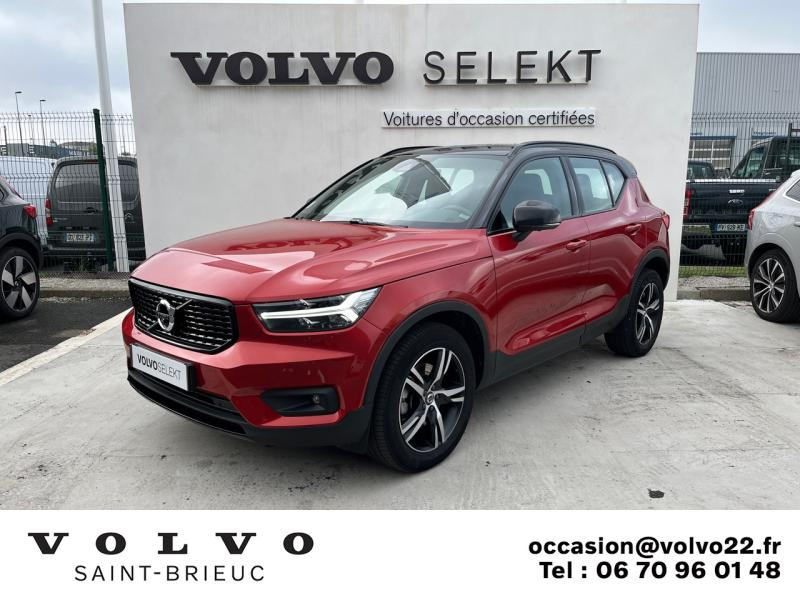 Volvo XC40 D4 AdBlue AWD 190ch R-Design Geartronic 8 Diesel Rouge Fusion Occasion à vendre