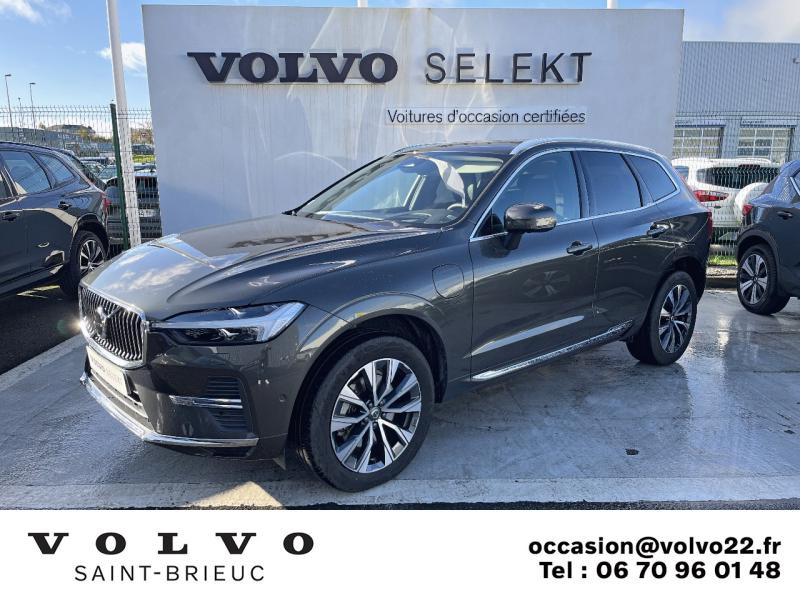 Volvo XC60 T6 AWD 253 + 87ch Inscription Luxe Geartronic Hybride Gris Platinium Occasion à vendre