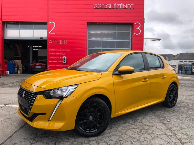 Peugeot 208 1.2 PureTech 100ch S&S Allure Essence Jaune Faro Occasion à vendre