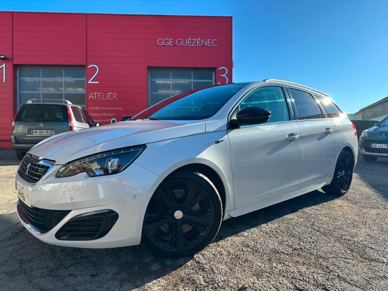Peugeot 308 SW 2.0 BlueHDi FAP 180ch GT EAT6 Diesel Blanc Nacré Occasion à vendre