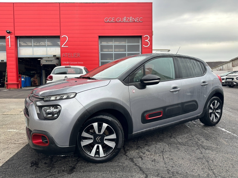 Citroen C3 1.2 PureTech 83ch S&S C-Series 123g Essence Gris Acier (M) - Noir Onyx Occasion à vendre