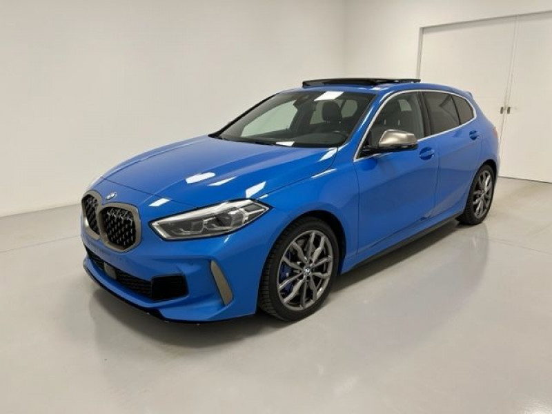 Photo Bmw SERIE 1 (F40) M135IA XDRIVE 306CH + TOIT OUVRANT + CUIR Essence MISANO BLAU  en vente chez e-Vago Bmw SERIE 1 (F40) M135IA XDRIVE 306CH + TOIT OUVRANT + CUIR Essence MISANO BLAU  Occasion à vendre