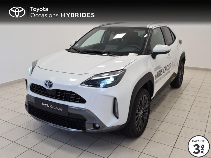 Toyota Yaris Cross 116h Trail AWD-i Hybride : Essence/Electrique Blanc Lunaire Nacré Occasion à vendre