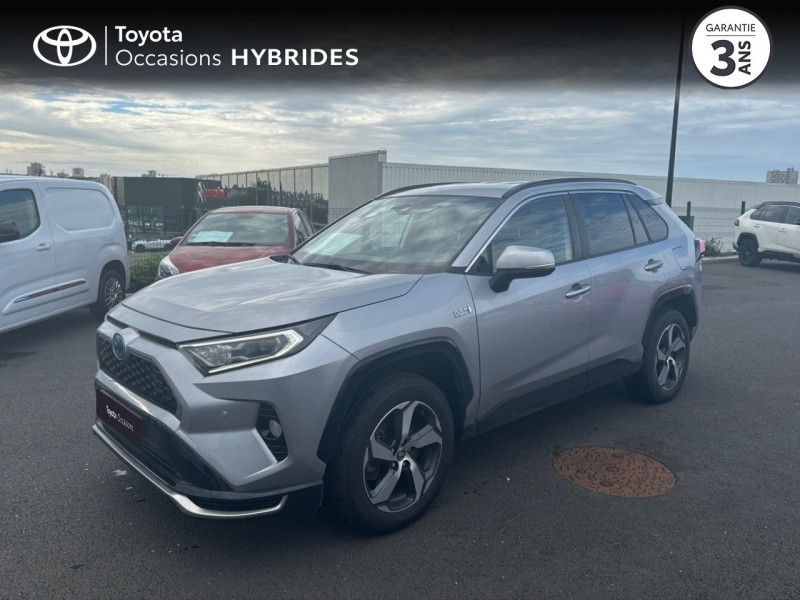 Toyota RAV4 2.5 Hybride Rechargeable 306ch Design AWD-i MY22 Hybride Gris Acier métallisé Occasion à vendre