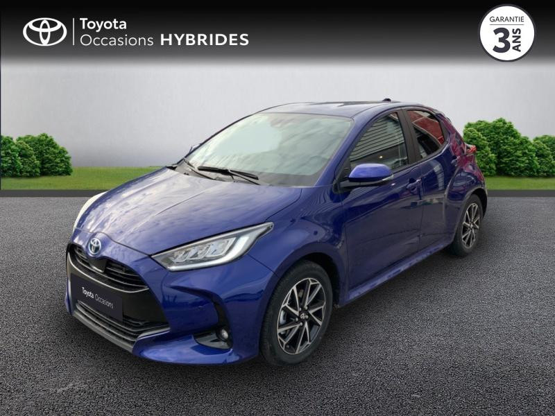 Toyota Yaris 116h  Design 5p MY22 Hybride Bleu Kyanite (M) Occasion à vendre