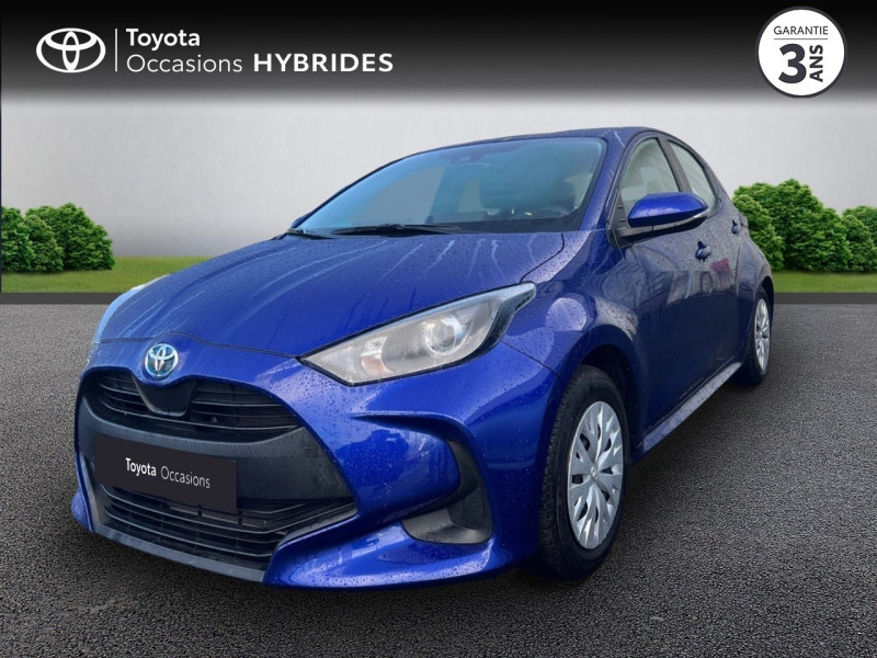 Toyota Yaris 116h Dynamic 5p MY22 Hybride Bleu Kyanite (M) Occasion à vendre