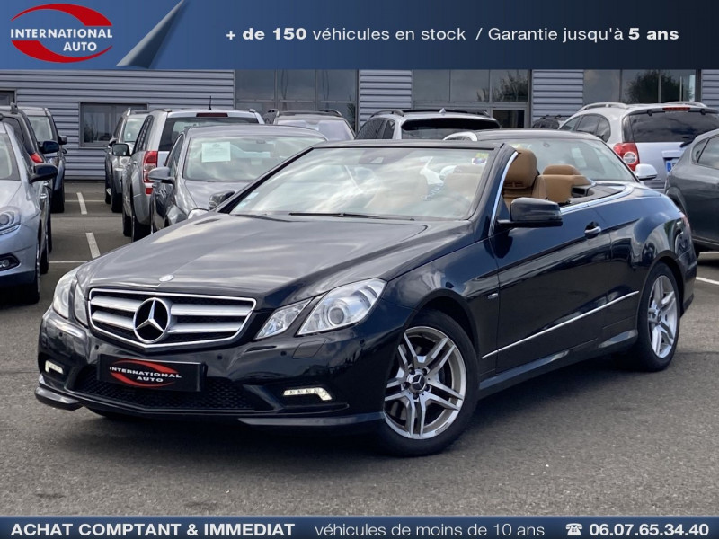 Mercedes-Benz CLASSE E CABRIOLET 350 CDI EXECUTIVE BE BA Diesel NOIR Occasion à vendre