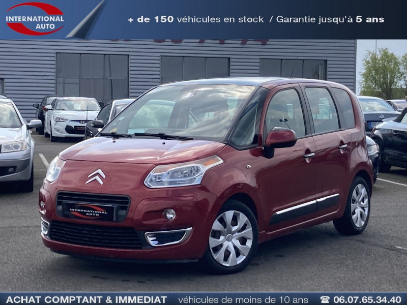 Citroen C3 PICASSO 1.6 HDI110 FAP EXCLUSIVE Diesel ROUGE Occasion à vendre