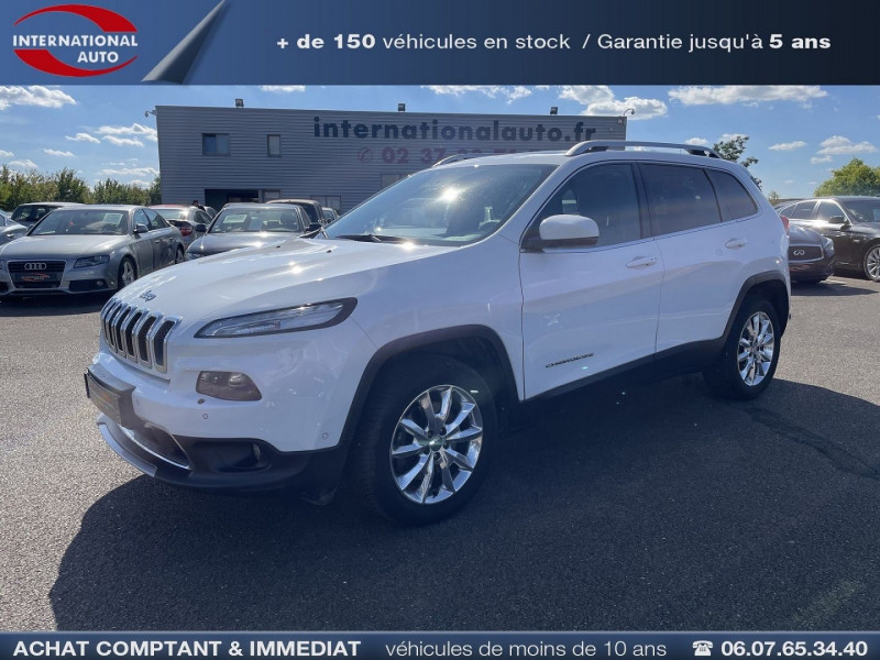 Jeep CHEROKEE 2.0 MULTIJET 170CH LIMITED ACTIVE DRIVE I BVA S/S Diesel BLANC Occasion à vendre