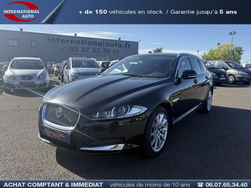 Jaguar XF SPORTBRAKE 2.2 D 200CH LUXE Diesel NOIR Occasion à vendre