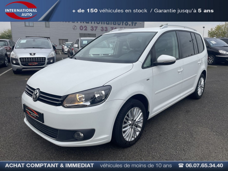 Volkswagen TOURAN 1.6 TDI 105CH BLUEMOTION TECHNOLOGY FAP CUP Diesel BLANC Occasion à vendre