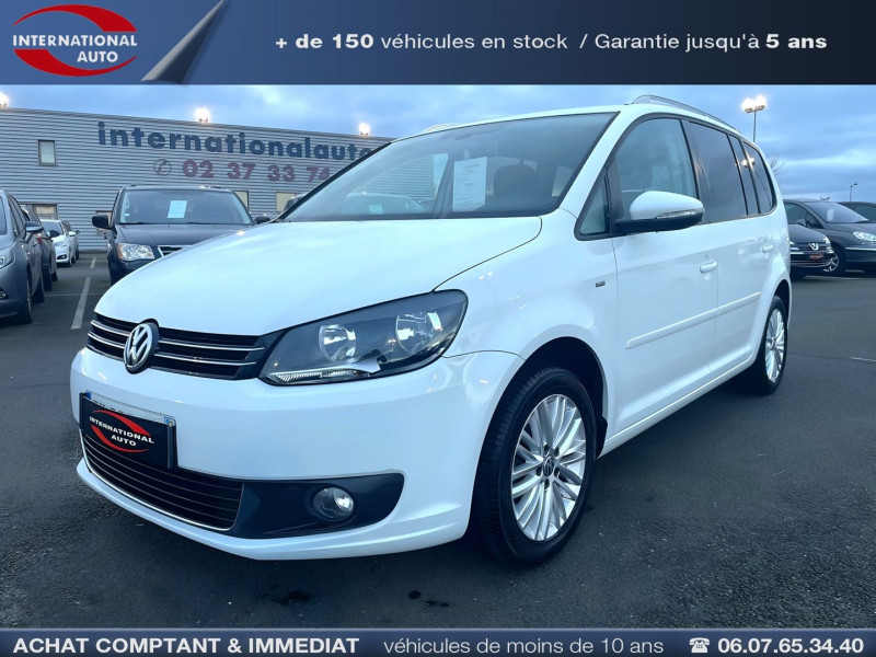 Volkswagen TOURAN 1.6 TDI 105CH BLUEMOTION TECHNOLOGY FAP CUP Diesel BLANC Occasion à vendre