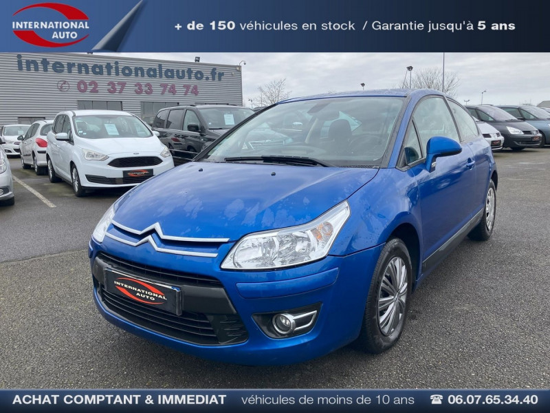 Citroen C4 COUPE 1.6 HDI110 FAP VTR Diesel BLEU FONCE  Occasion à vendre