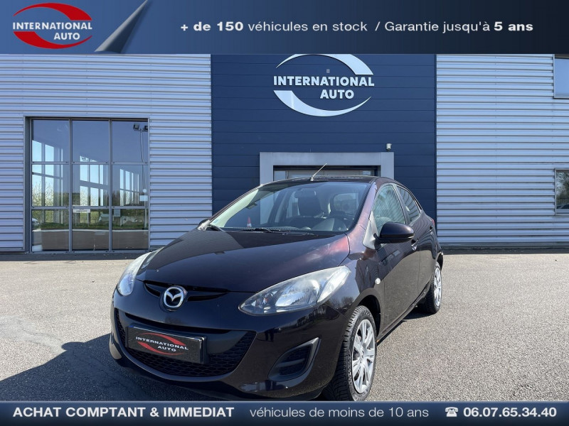 Mazda MAZDA 2 1.6 MZ-CD 95CH ELEGANCE 5P Diesel AUBERGINE  Occasion à vendre