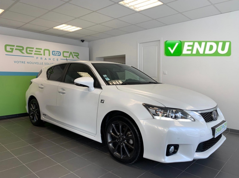Lexus CT 200H F SPORT Hybride BLANC NACRE Occasion à vendre