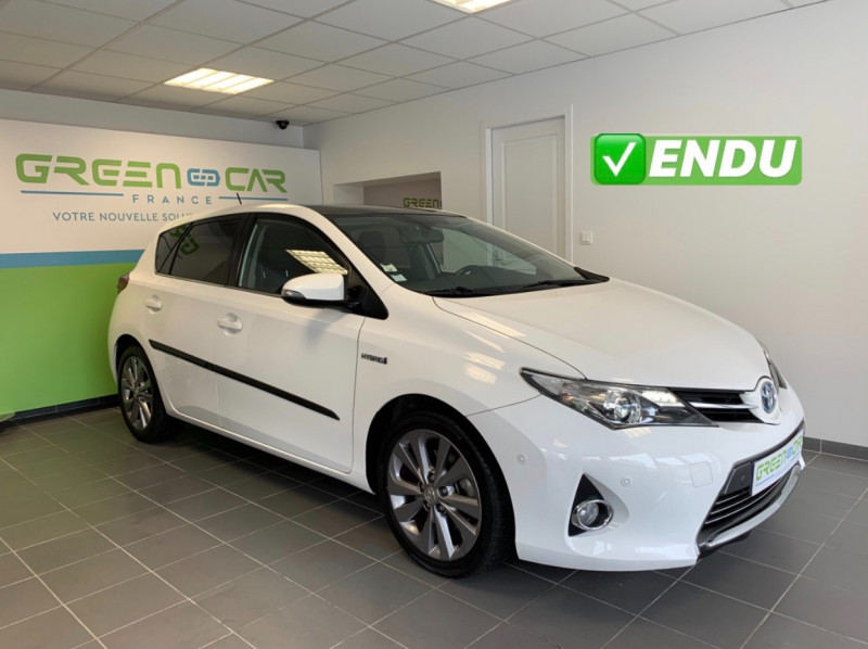 Toyota AURIS HSD 136H STYLE Hybride BLANC Occasion à vendre