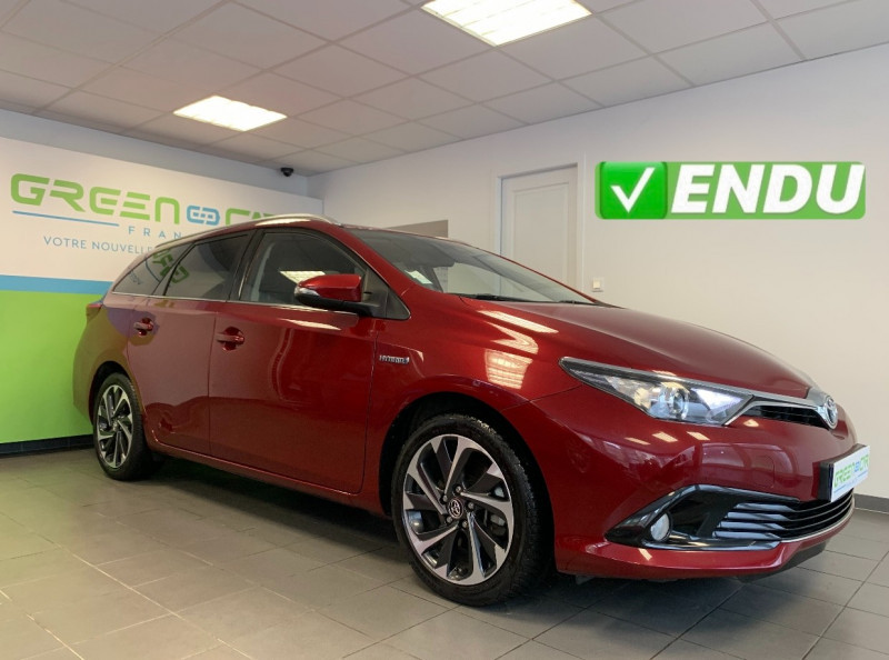 Toyota AURIS TOURING SPORTS HSD 136H DESIGN Hybride BORDEAU Occasion à vendre