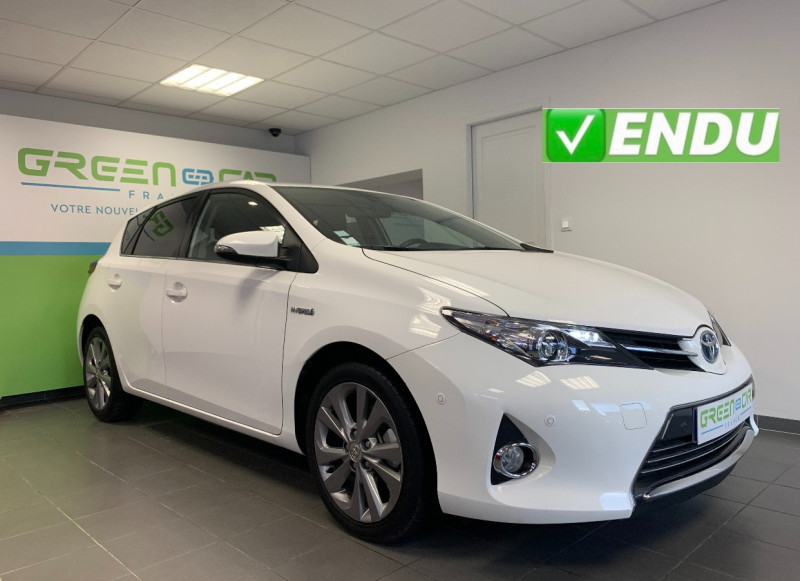 Toyota AURIS HSD 136H STYLE Hybride BLANC Occasion à vendre