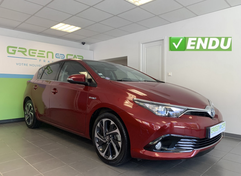 Toyota AURIS HSD 136H DESIGN BUSINESS Hybride BORDEAU Occasion à vendre