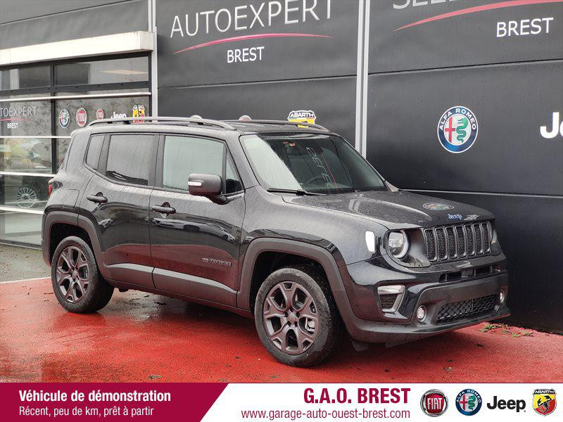 Jeep Renegade 1.3 GSE T4 190ch 4xe 80th Anniversary AT6 MY21 Hybride Carbon Black Occasion à vendre