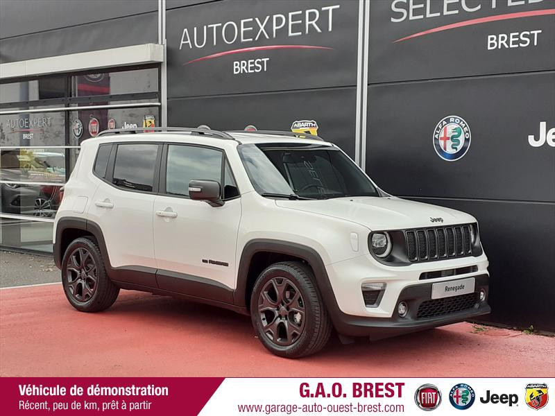 Jeep Renegade 1.3 GSE T4 190ch 4xe 80th Anniversary AT6 MY21 Hybride Rouge Occasion à vendre