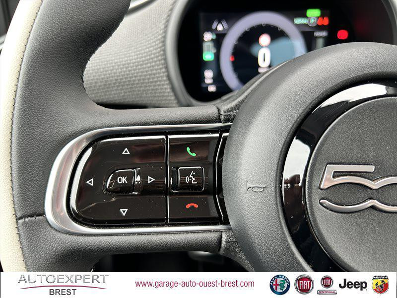 Photo 10 de l'offre de FIAT 500 3+1 e 118ch La Prima à 26990€ chez Garage Auto de l'Ouest - Brest
