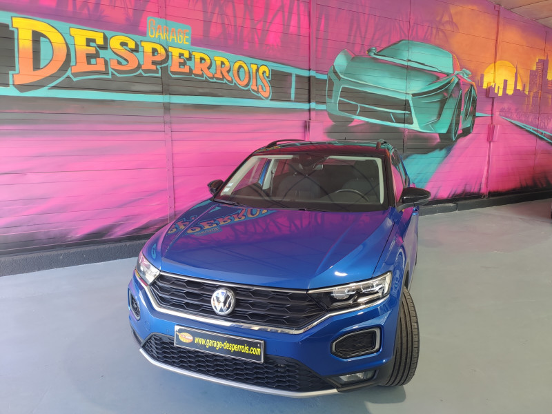Volkswagen T-Roc 1.5 TSI EVO 150ch Lounge DSG7 Euro6d-T Essence Bleu Occasion à vendre