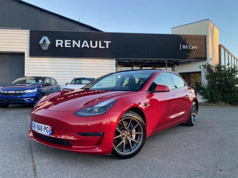 Tesla Model 3 LONG RANGE DUAL MOTOR AWD 462CH Electrique Rouge Occasion à vendre