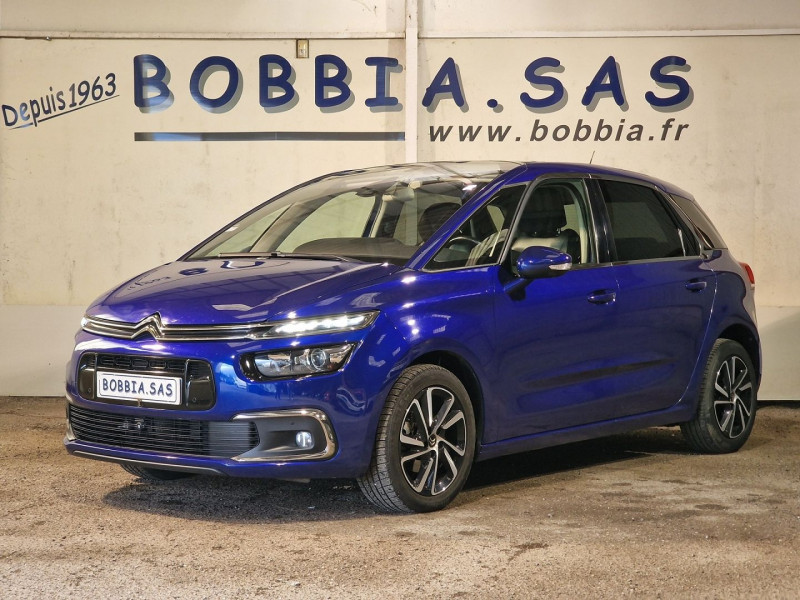 Citroen C4 PICASSO BLUEHDI 120CH SHINE S&S Diesel BLEU Occasion à vendre