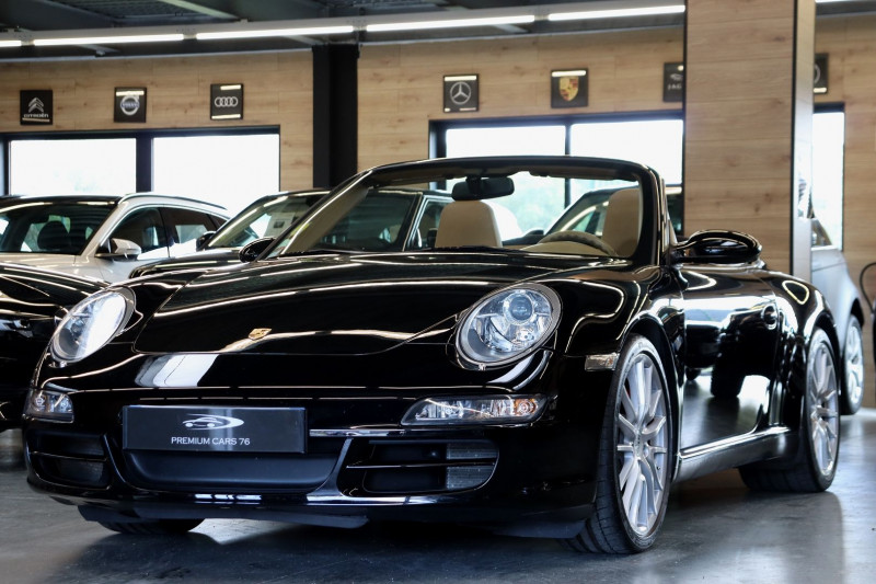 Porsche 911 TYPE 997 (997) 3.8 355 CARRERA S CABRIOLET BV6 Essence NOIR Occasion à vendre