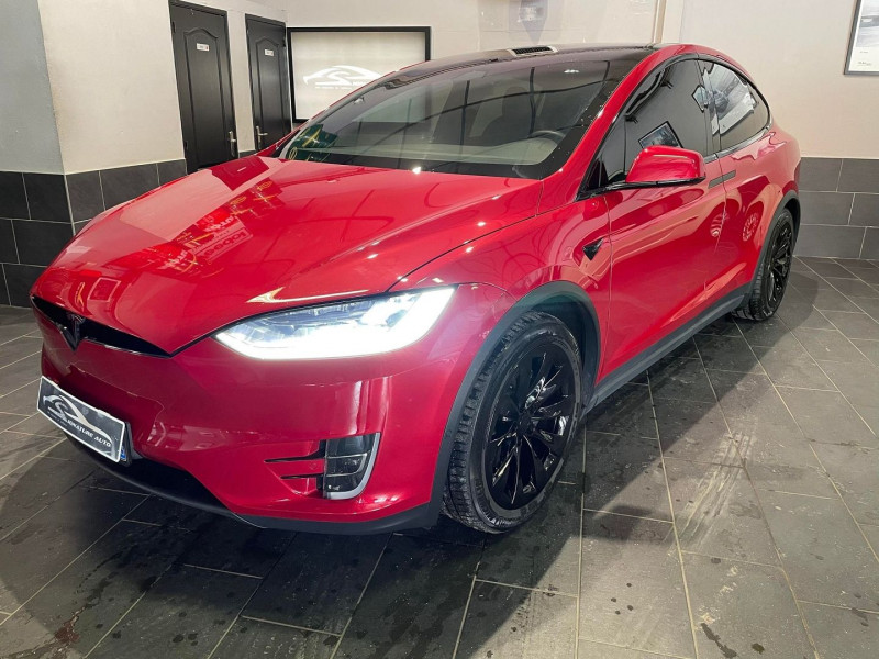 Tesla MODEL X LONG RANGE Electrique ROUGE Occasion à vendre