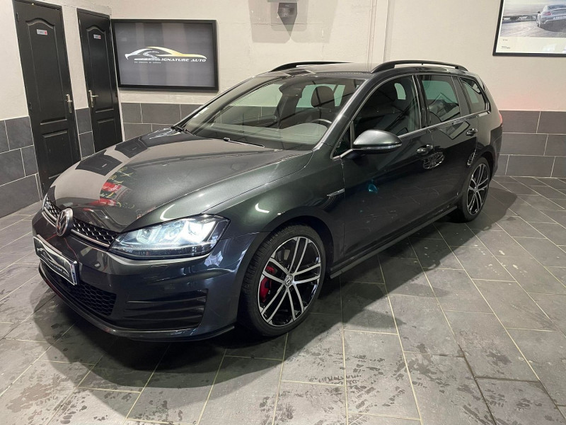 Volkswagen GOLF VII SW 2.0 TDI 184CH BLUEMOTION TECHNOLOGY FAP GTD DSG6 Diesel GRIS F Occasion à vendre