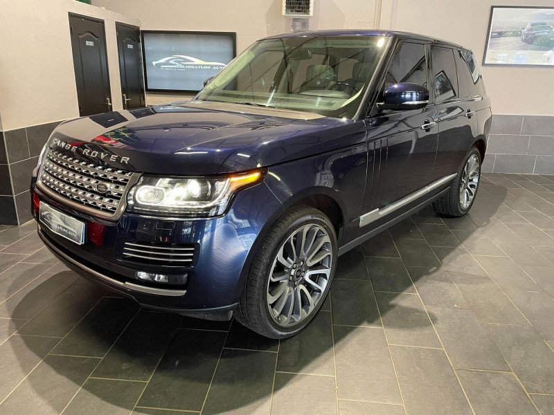 Land-Rover RANGE ROVER 5.0 V8 SUPERCHARGED 510 AUTOBIOGRAPHY SWB MARK V Essence BLEU Occasion à vendre