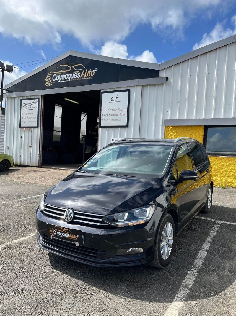 Photo 2 de l'offre de VOLKSWAGEN TOURAN 1.6 TDI 115CH BLUEMOTION TECHNOLOGY FAP CONFORTLINE BUSINESS 7 PLACES à 16490€ chez Coyecques Auto plus