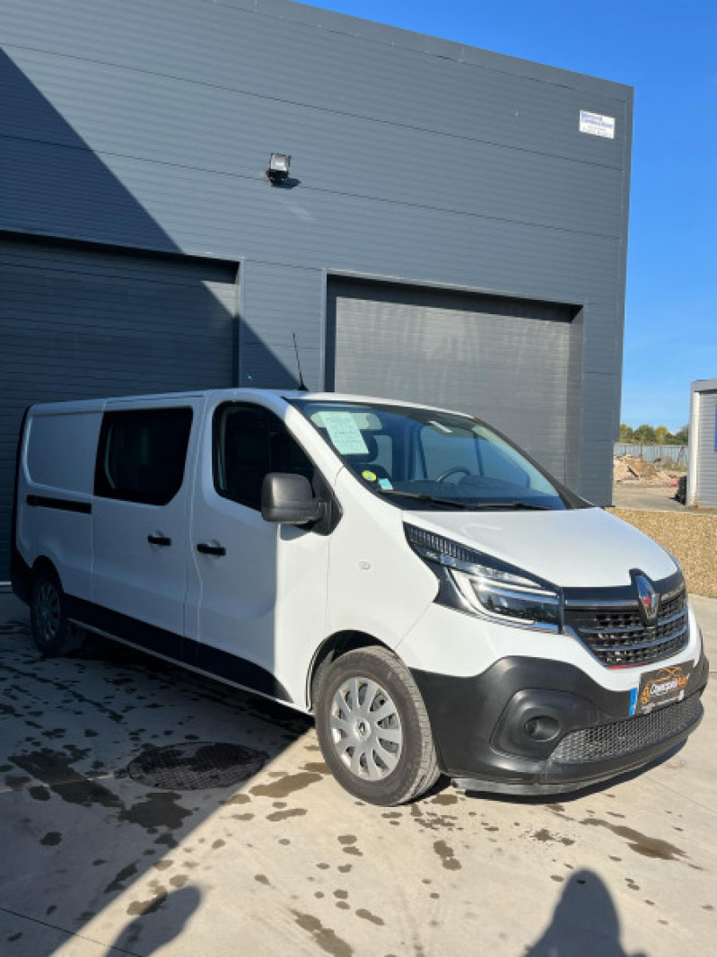 Renault TRAFIC III FG L2H1 1200 2.0 DCI 145CH ENERGY CABINE APPROFONDIE GRAND CONFORT E6 Diesel BLANC Occasion à vendre