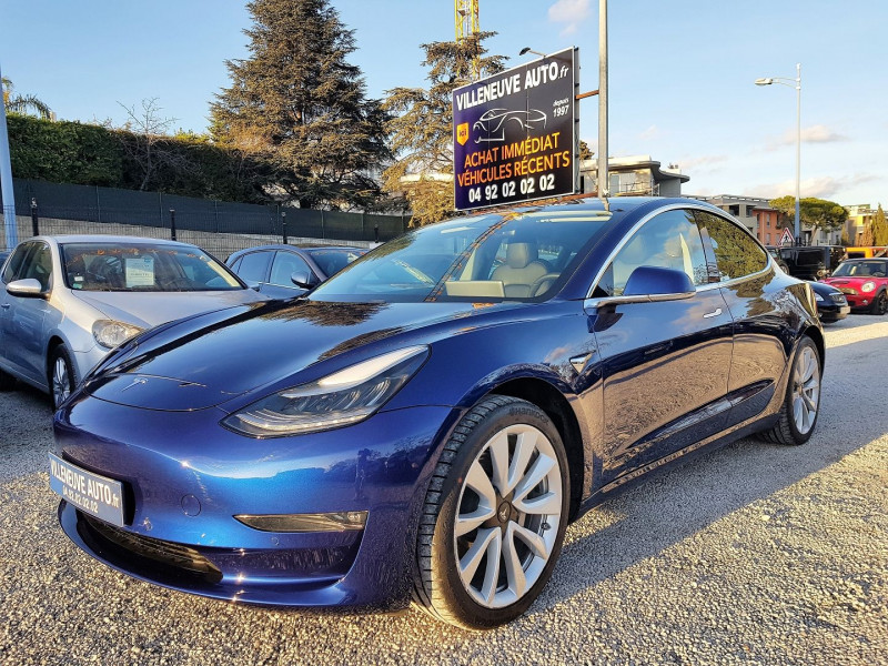 Tesla MODEL 3 LONG-RANGE DUAL MOTOR AWD Electrique BLEU FONCE Occasion à vendre