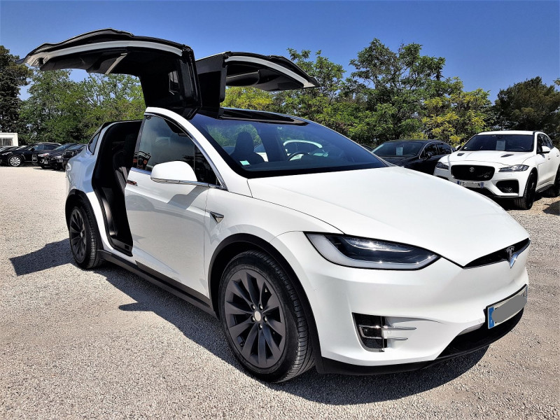 Tesla MODEL X 90D DUAL MOTOR Electrique BLANC Occasion à vendre
