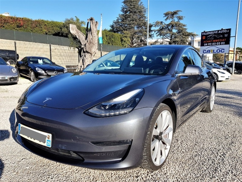 Tesla MODEL 3 PERFORMANCE DUAL MOTOR AWD Electrique GRIS FONCE Occasion à vendre