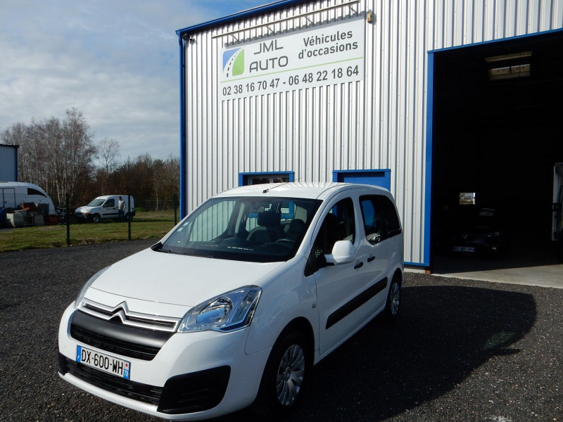 Citroen BERLINGO 1.6 BLUEHDI 100 CLUB CLIM RÉGULATEUR Diesel BLANC Occasion à vendre