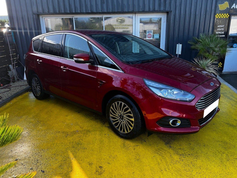 Ford S-MAX 2.0 ECOBLUE 150CH TITANIUM EURO6.2 Diesel BORDEAU Occasion à vendre