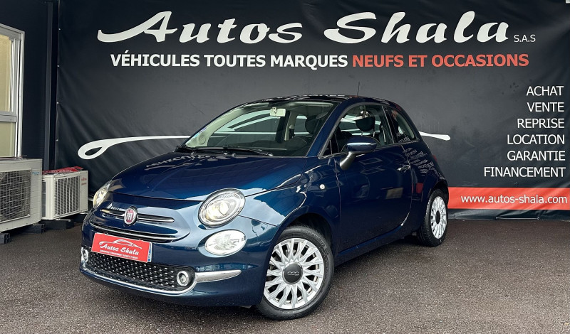 Fiat 500 1.2 8V 69CH LOUNGE Essence BLEU C Occasion à vendre