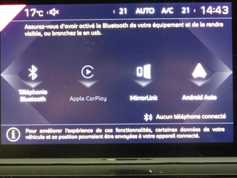 Photo 10 de l'offre de DS DS 7 Crossback BlueHDi 130ch Chic Automatique à 35990€ chez Autovia Véhicules Multimarques