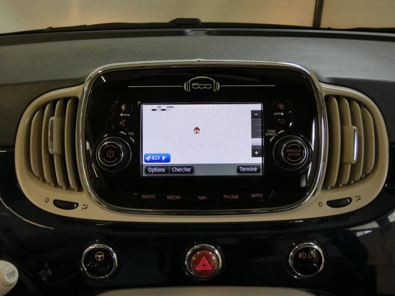 Photo 19 de l'offre de FIAT 500 1.2 8v 69ch Lounge à 10490€ chez Autovia Véhicules Multimarques