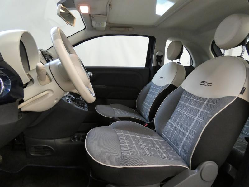 Photo 10 de l'offre de FIAT 500 1.2 8v 69ch Lounge à 10490€ chez Autovia Véhicules Multimarques